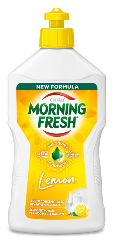 CUSSONS Morning Fresh Skoncentrowany płyn do mycia naczyń -  Lemon 400 ml