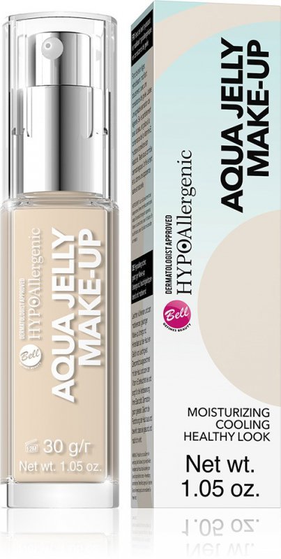 Bell Hypoallergenic Fluid Aqua Jelly nawilżająco-chłodzący nr 02  30g