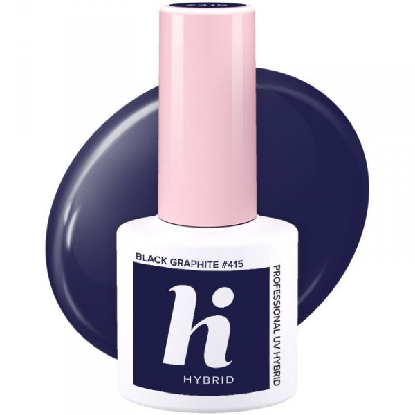 HI HYBRID Lakier hybrydowy Date #415 Black Graphite 5 ml