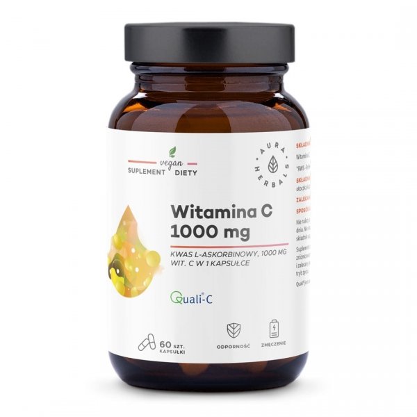 Witamina C 1000 mg, Aura Herbals, 60 kapsułek