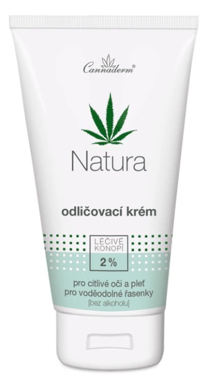 Krem konopny do demakijażu Natura, Cannaderm, 150 ml