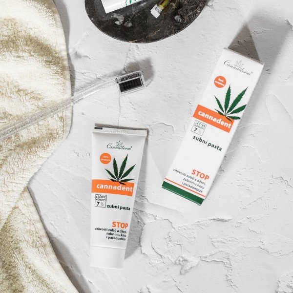 Конопляная зубная паста Cannaderm Cannadent, 75 г