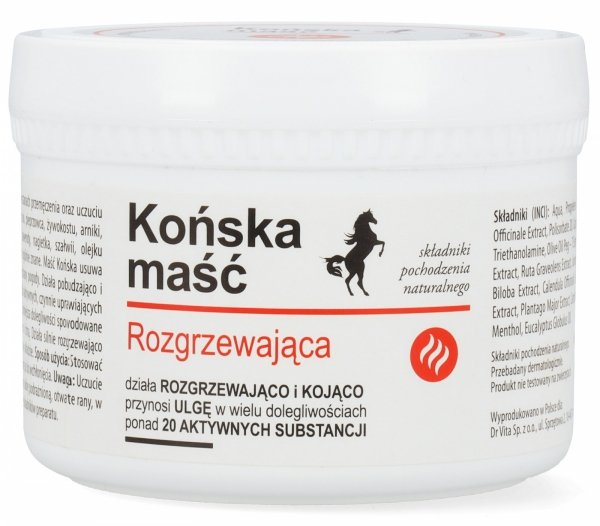 Maść Końska Rozgrzewająca, Dr.Vita, 250ml