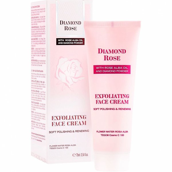 Różany Krem do Twarzy Złuszczający, Diamond Rose, 75ml