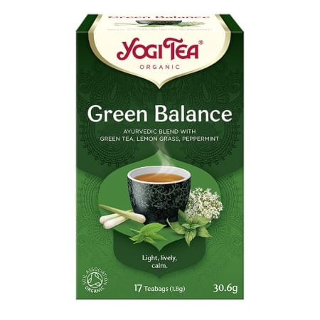 Herbata ZIELONA HARMONIA (Green Balance), Yogi Tea, 17x1,8g