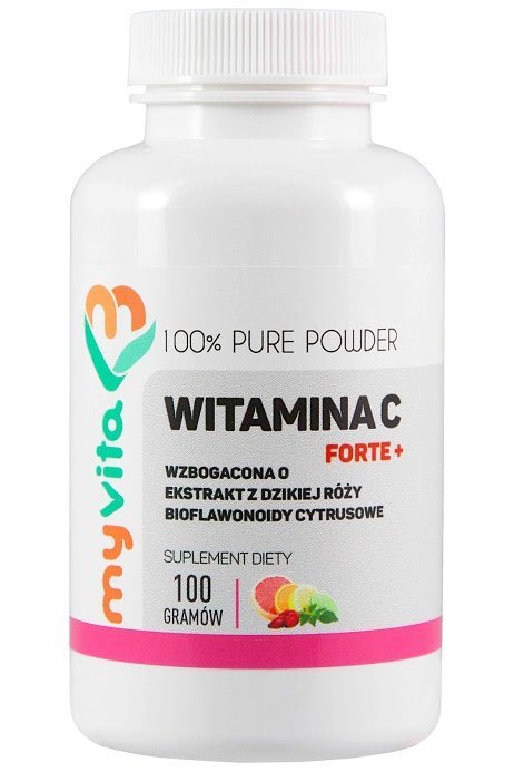 Witamina C FORTE Plus Witamina C+ Ekstrakt z Dzikiej Róży, Myvita