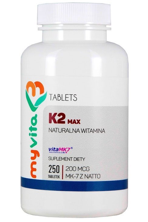 Witamina K2 MK-7 MAX 200mcg Menachinon-7 natto