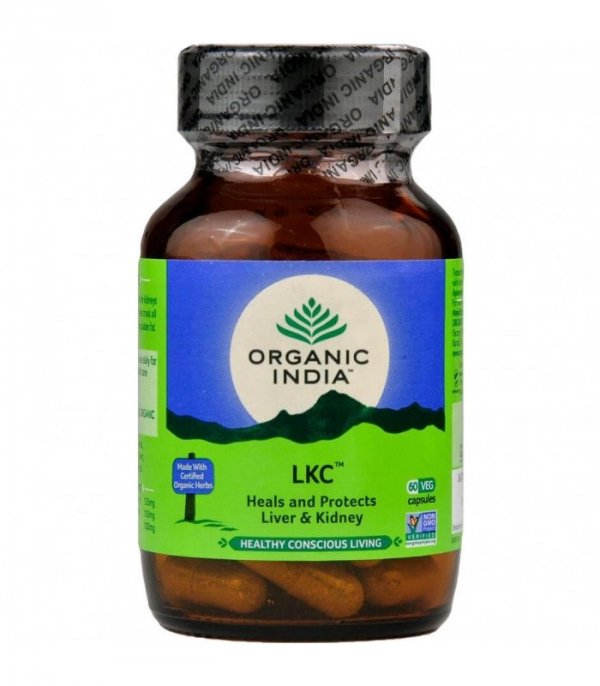 Здоровье Печени и Почек Liver Kidney Care, Organic India, 60 капсул