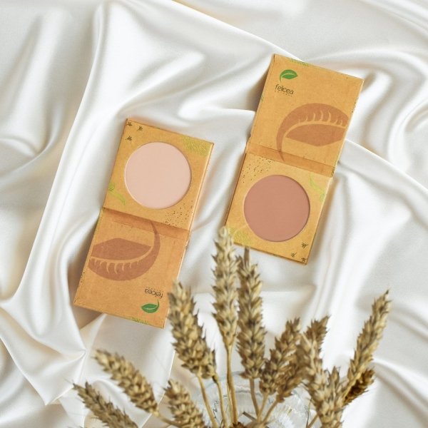 Naturalny Puder w Kamieniu 525 - CIEPŁY PIASEK, Felicea