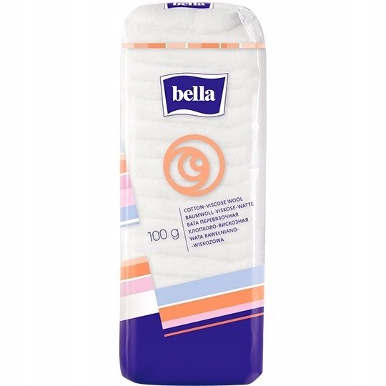 BELLA Wata opatrunkowa bawełniano-wiskozowa, 100g