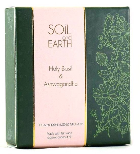 Базилик Туласи - Антисептическое натуральное мыло, Soil &amp; Earth, 100 г