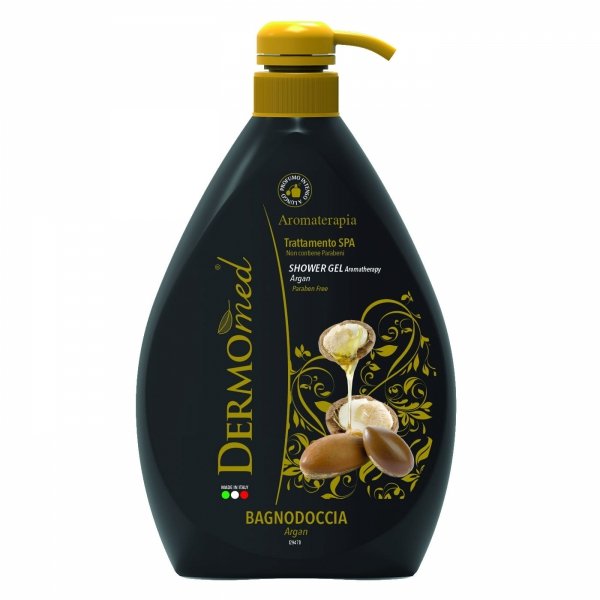 Żel pod prysznic z pompką OLEJ ARGANOWY, DERMOMED, 1000 ml