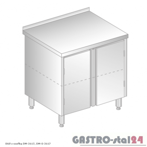 Stół z szafką DM 3117 szerokość: 700 mm (800x700x850)