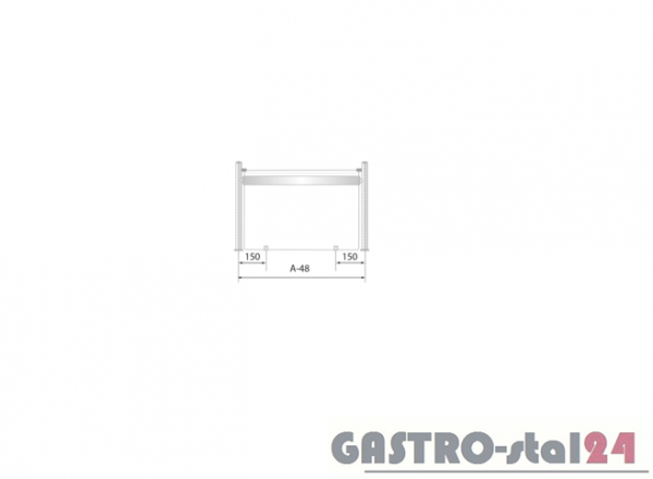 Nadstawka z oświetleniem DM 94582 O 865x480x480