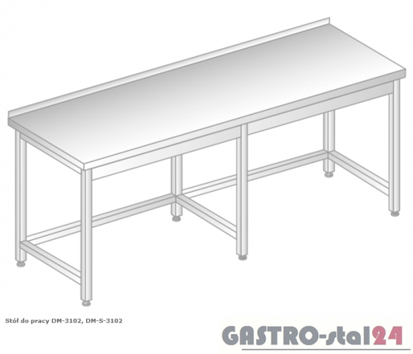 Stół do pracy DM 3102 szerokość: 600 mm (2000x600x850)