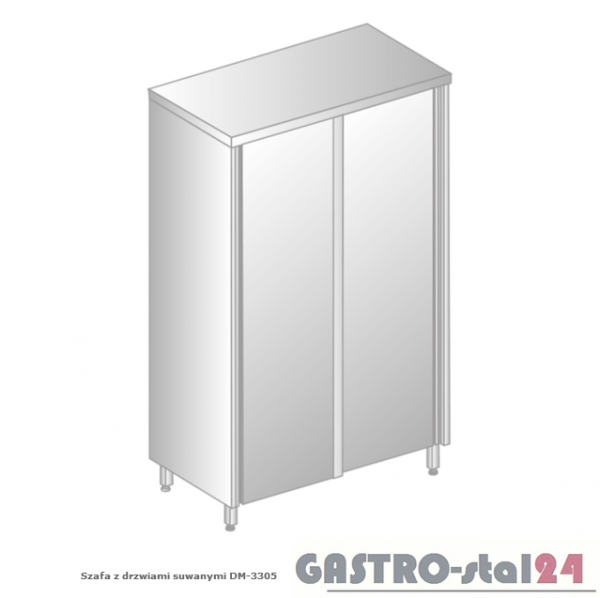 Szafa magazynowa z drzwiami suwanymi DM 3305.02 szerokość: 700 mm, wysokość: 2000 mm  (800x700x2000)