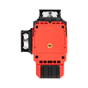  Laser akumulatorowy wieloliniowy czerwony PRO AQ3DR Zestaw PLUS