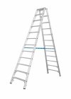 Drabina dwustronna ze stopniami R13 KRAUSE 2x12 stopni 136220