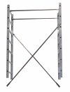 Rusztowanie  z opcją na schody  Faraone  AK400 wysokość robocza 5m  wymiar podestu  50 x 125 cm  