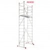 Rusztowanie na schody Faraone  AK400 + AK404 wysokość robocza 5m  wymiar podestu  50 x 125 cm  