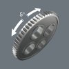 Grzechotka Zyklop Speed z zabierakiem 1/2, 1/2 x 277 mm WERA | 05003600001