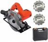 Pilarka tarczowa BLACK+DECKER CS1250LKA 1250W 190mm z 2 tarczami w zestawie 