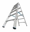 Drabina dwustronna ze stopniami R13 KRAUSE 2x6 stopnie 136169