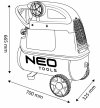 Kompresor olejowy NEO TOOLS 12K024  50L 8 bar 169 l/min