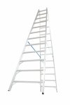 Drabina dwustronna ze szczeblami Krause STABILO 2X12  124944