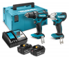 Zestaw combo Makita 4 narzędzia 2x5.0Ah