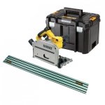 Zagłębiarka DeWALT DWS520KTR o głębokości cięcia 55 mm TSTAK + szyna
