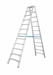 Drabina dwustronna ze stopniami R13 KRAUSE 2x12 stopni 136220