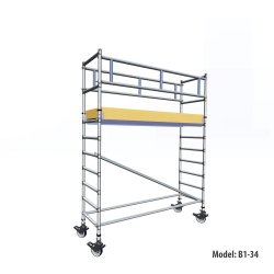 Rusztowanie  TOP SYSTEM  4,4m wieża jezdna o wymiarach 75 x 245 cm   Faraone  B1-34