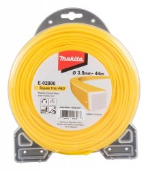 Żyłka tnąca nylonowa kwadrat Makita, 3,0 mm x 44m PRO E-02886