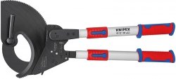 Nożyce do kabli Knipex z mechanizmem zapadkowym ramionami teleskopowym 95 32 100
