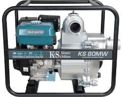 Pompa spalinowa do wody silnie zanieczyszczonej K&amp;S KS80 MW 9KM 1000l/min
