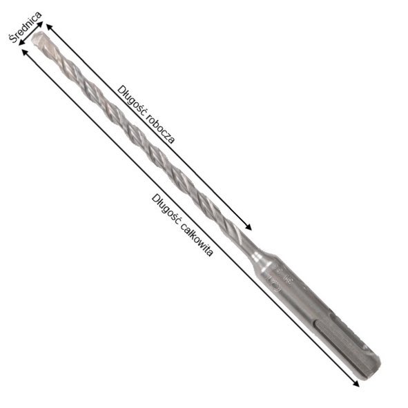 Wiertło do betonu V-PLUS SDS-Plus Makita B-46523 6x160mm