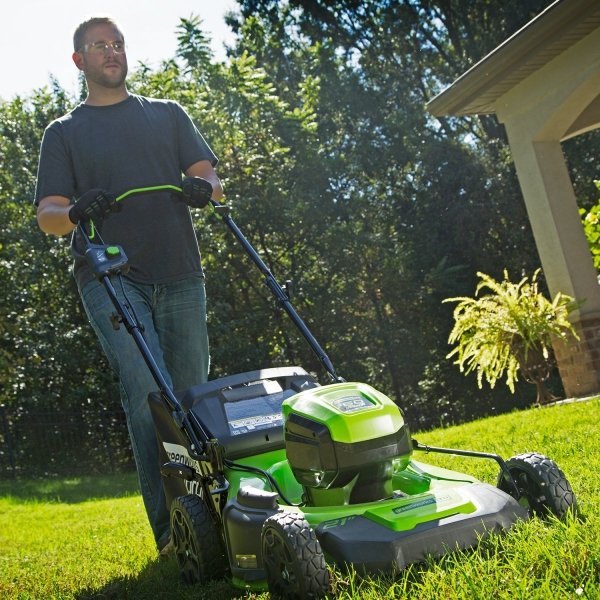 Akumulatorowa kosiarka GREENWORKS 60V zestaw 4Ah Bateria + Ładowarka GR2502807UB