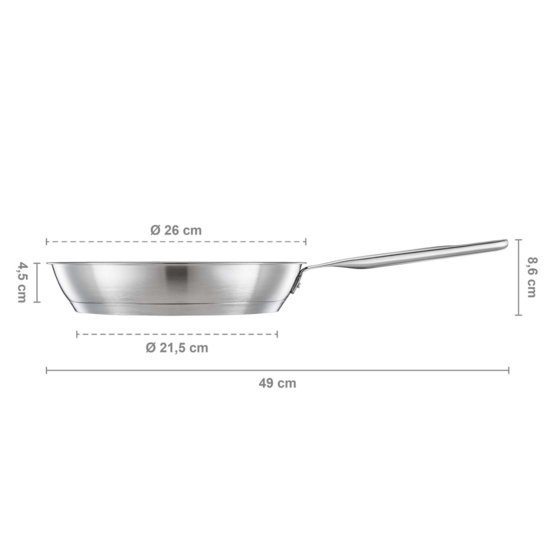 Fiskars All Steel Patelnia 26cm 1064744