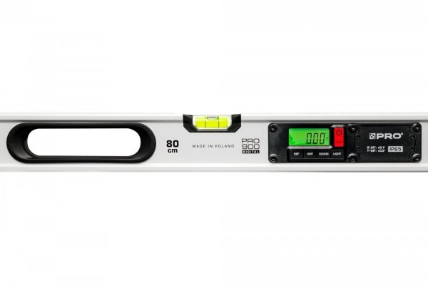 Poziomnica elektroniczna PRO PRO900 IP65 z magnesami 80cm z pokrowcem