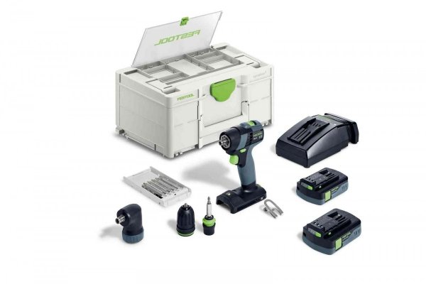 Akumulatorowa wiertarko-wkrętarka Festool TXS 18 C 3,0-Set 576896