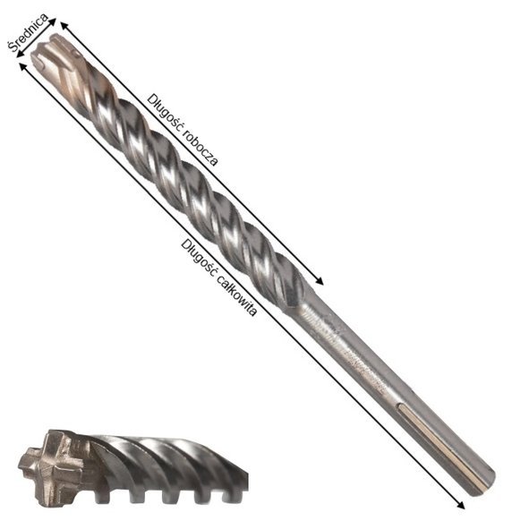Wiertło do betonu NEMESIS SDS-Max Makita B-20024 20x320mm