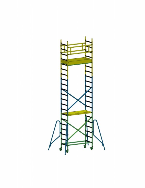 Rusztowanie  TOP FLEX 6,92m wieża jezdna o wymiarach 75 x 160 cm   Faraone  S160XS-63