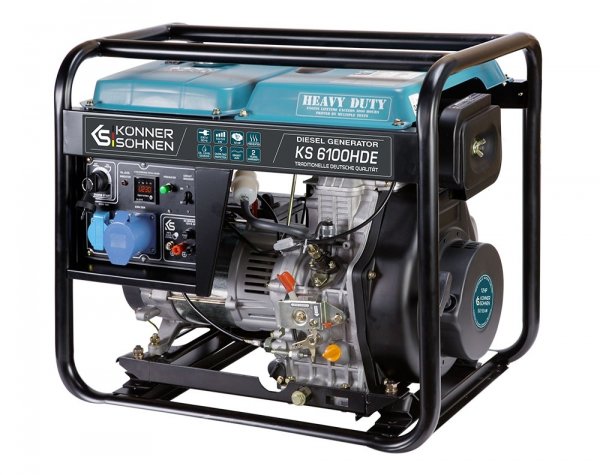 Agregat prądotwórczy diesel K&amp;S Heavy Duty KS6100HDE 5kW