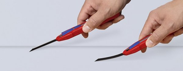 Nóż z odłamywanym ostrzem Knipex CutiX 90 10 165 BK