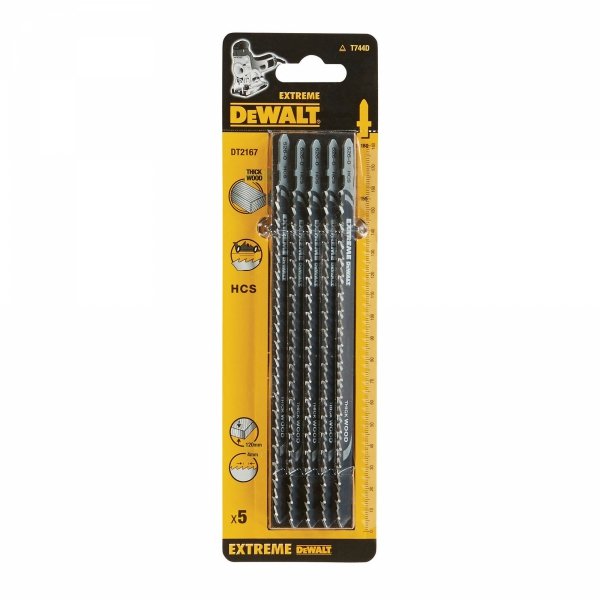 Zestaw 5 brzeszczotów do drewna DeWALT DT2167 Extreme 150mm
