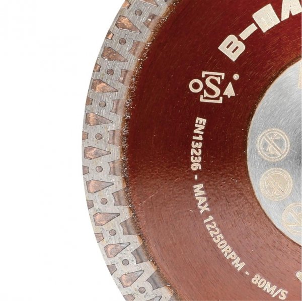 Tarcza diamentowa 115mm do cięcia twardych płytek BIHUI B-Master DCDA115