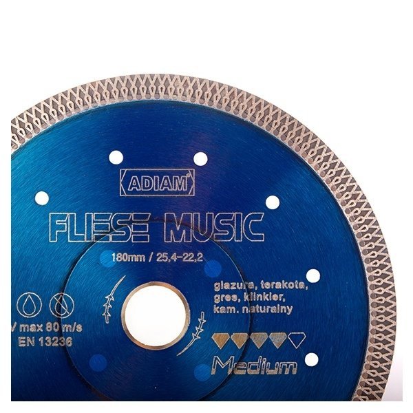Tarcza diamentowa ADIAM FLIESE MUSIC 125 mm 110042