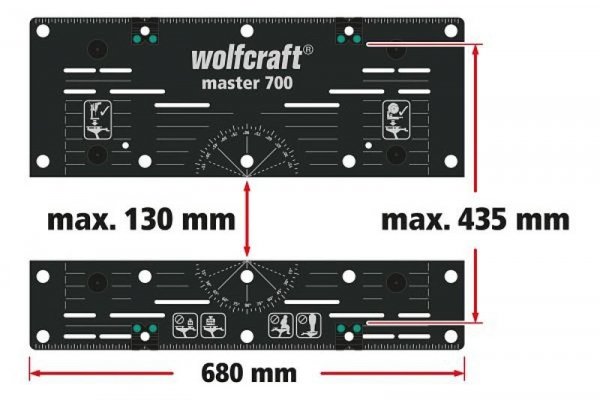 Stół zaciskowo-maszynowy Wolfcraft Master 700 WF6908000