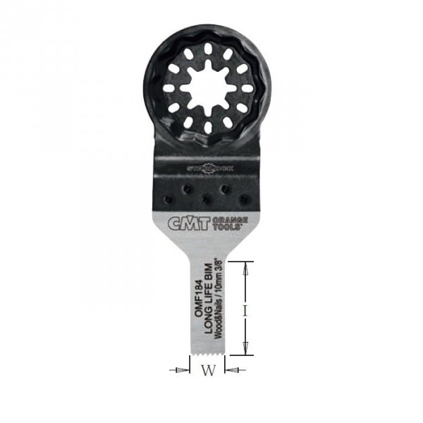 Brzeszczot oscylacyjny 10 mm CMT STARLOCK OMF184-X1